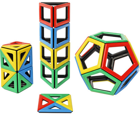 MAG Polydron Großes Set 144 Teile