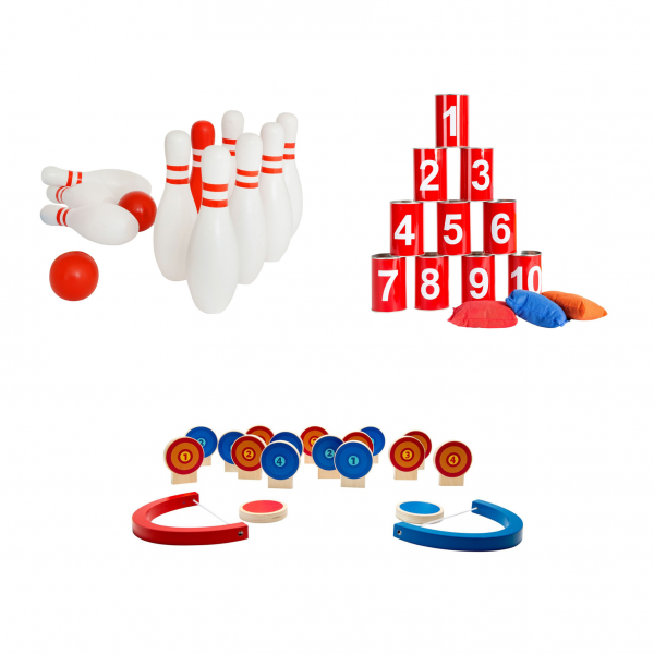 Großes Set Zielwurfspiele