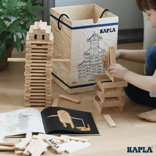 KAPLA 280er KASTEN (Buch Beige/Tiere) mieten