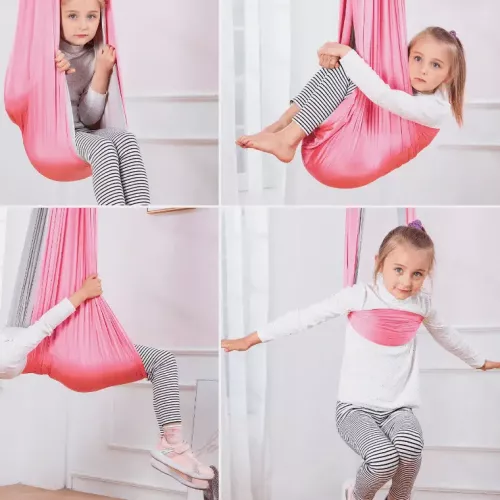 Therapieschaukel Pink/Grau mieten