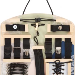 Motorikbrett Verschlüsse und Befestigung mieten